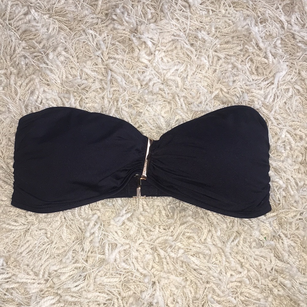 Black Michael Kors bathing suit top